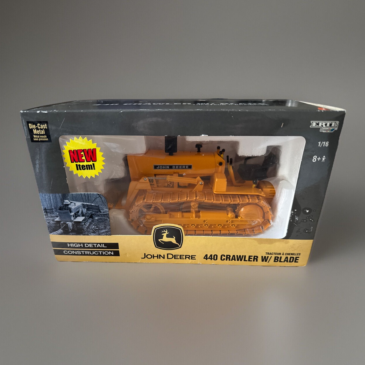 ERTL Britains John Deere Construction 440 Crawler w/ Blade 15759A 1:16 NIB