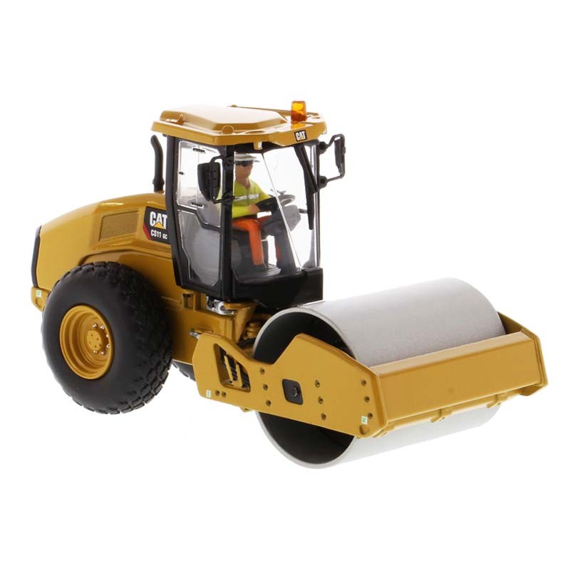1/50 Caterpillar CAT CS11 GC Vibratory Soil Compactor by Diecast Masters 85589