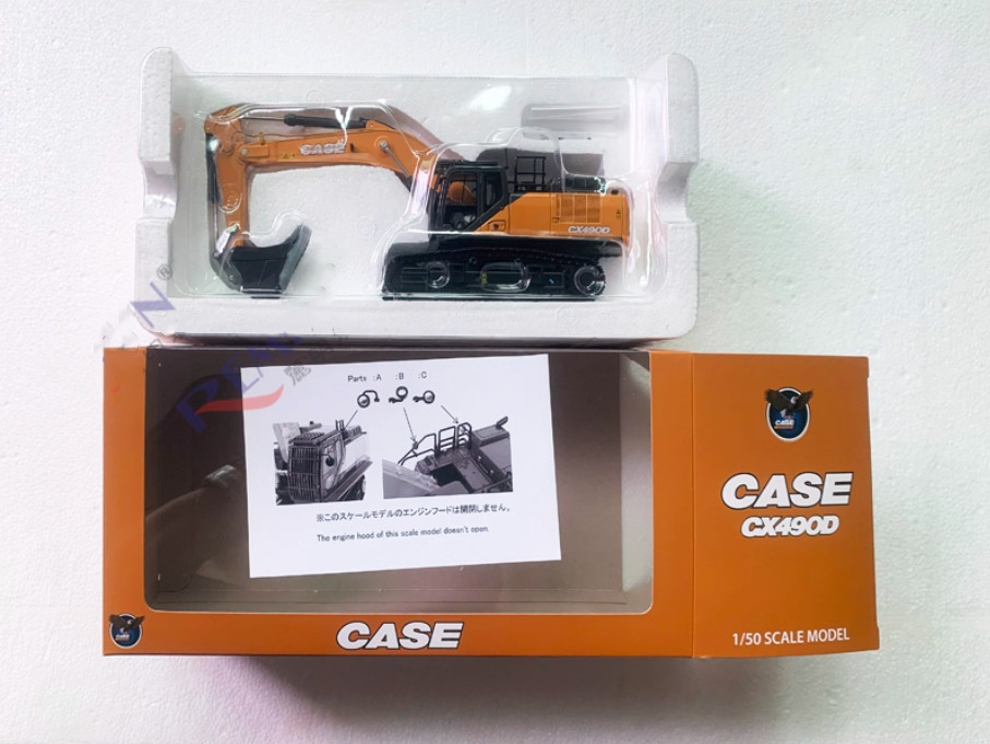1:50 CASE CX490D Excavator Construction Machinery Equipment Diecast Model