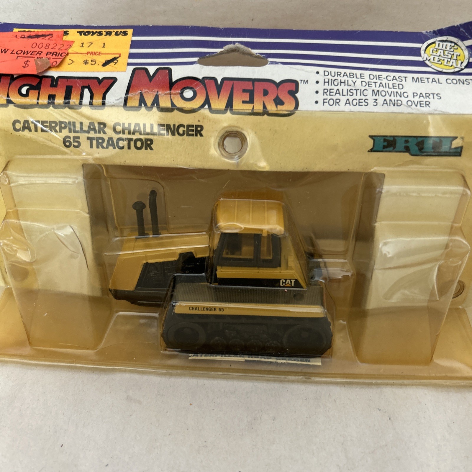 ERTL Mighty Movers Caterpillar Challenger 65 Tractor-new in package-2415 box 11