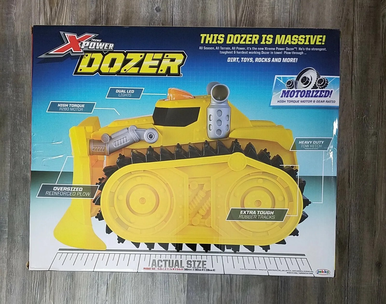 Xtreme Extreme Power Dozer – All Terrain Motorized Extreme Bulldozer Toy 15.2