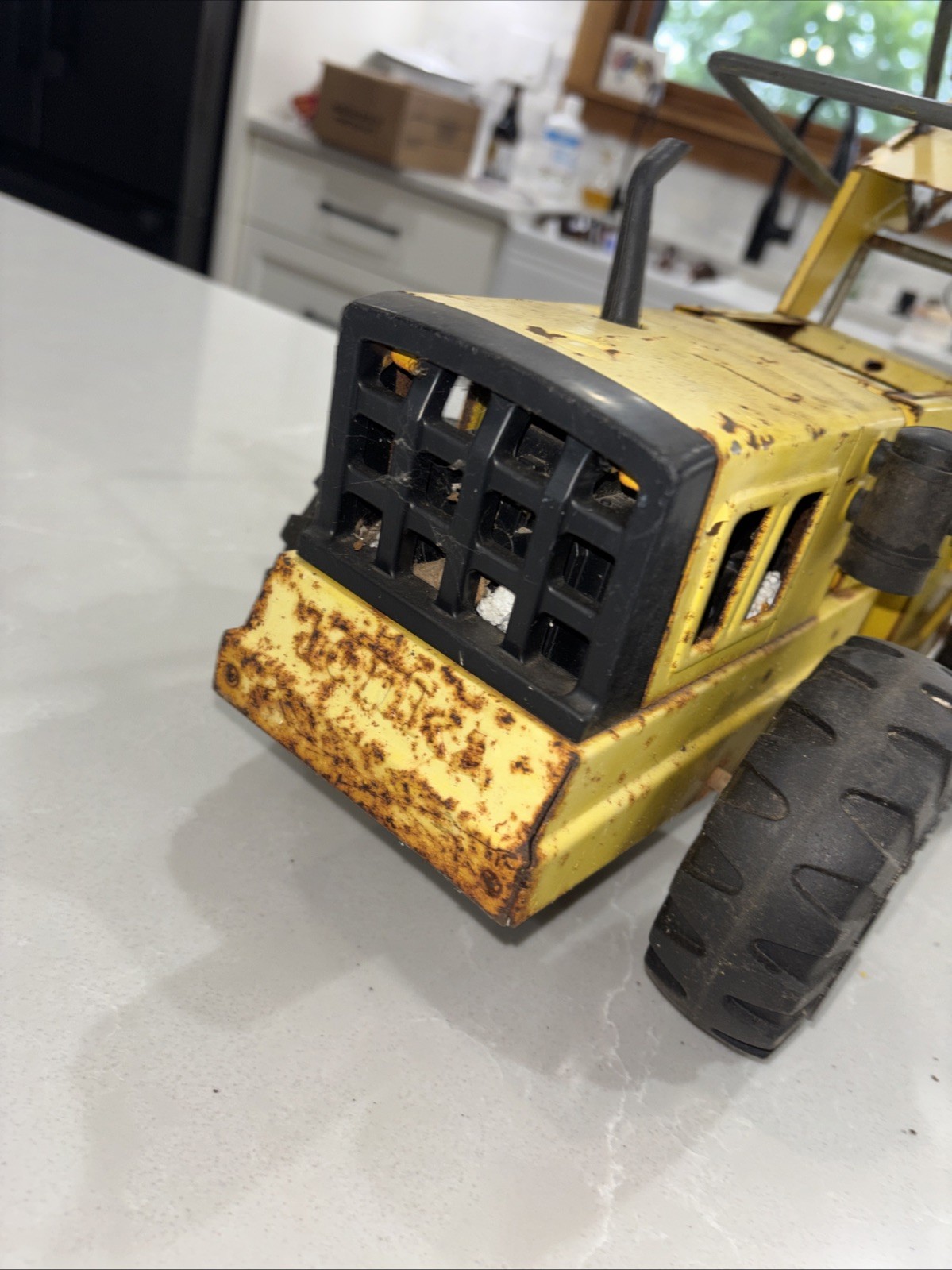 VTG Tonka Loader 1970’s Metal Toy Pressed Steel Construction
