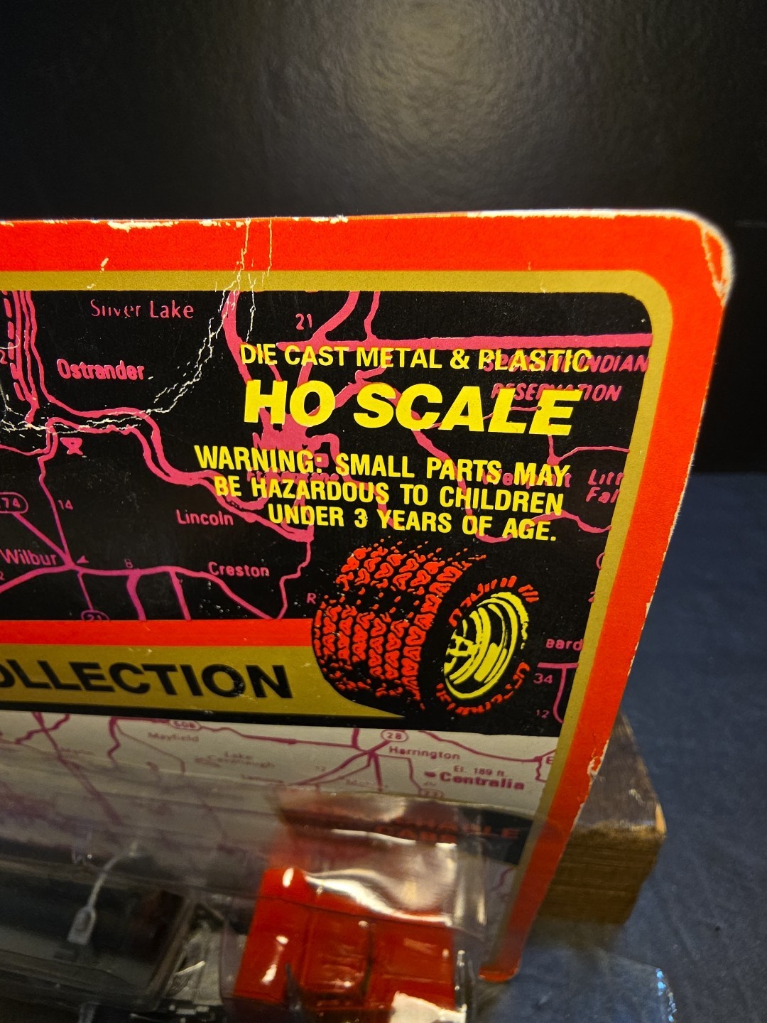 Vintage 1993 Road Champs HO Scale Die-Cast Kenworth Mack Log Truck New MOC 1:87