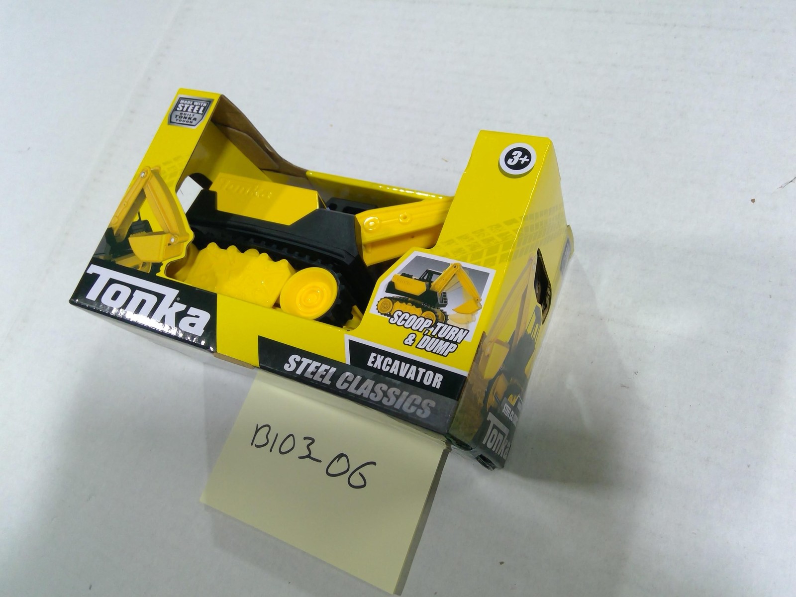 Tonka Steel Classics Excavator Vehicle Basic Fun Toy 3+ New Yellow Construction
