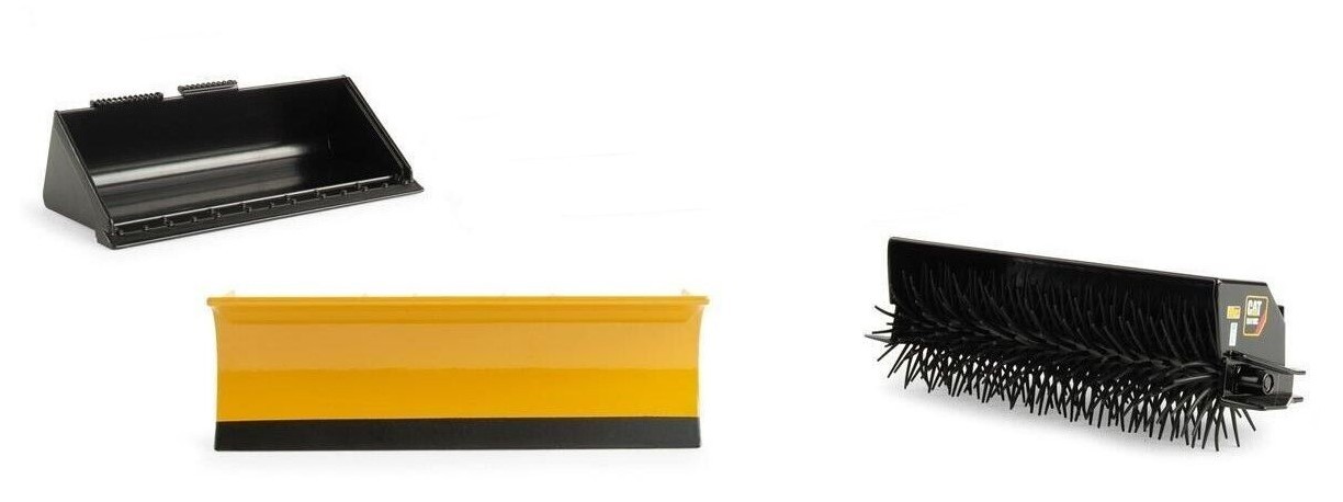 DIECAST MASTERS – CATERPILLAR 297D2 Skid Steer Loader with Accessories – 1/16 – DCM…