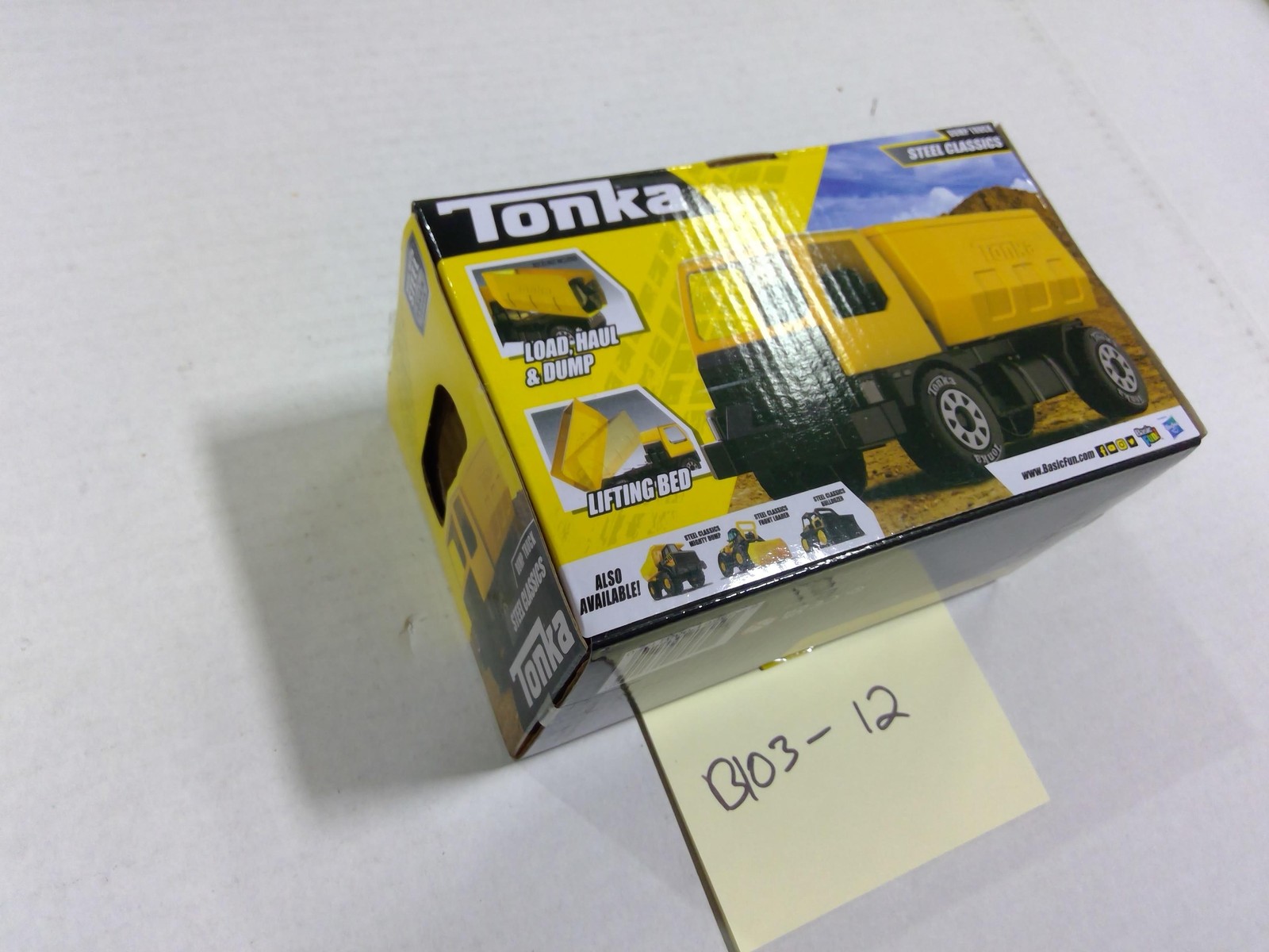 Tonka Steel Classics Dump Truck Steel Construction Vehicle Toy New Yellow