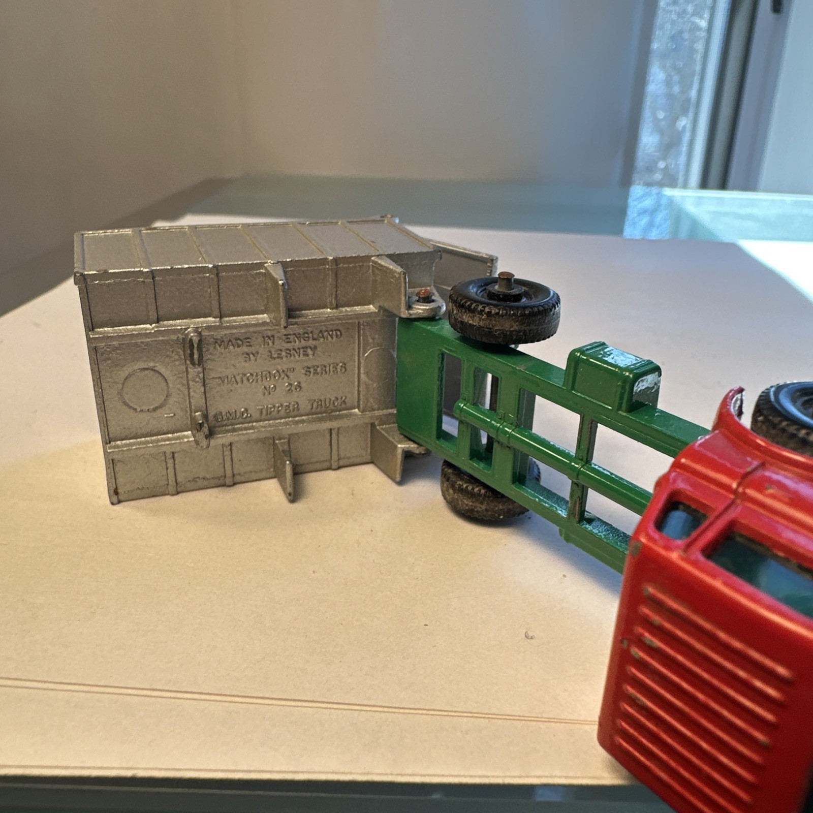LESNEY Matchbox NO.6B EUCLID Quarry DUMP TRUCK+ Matchbox No. 26 Tipper Truck
