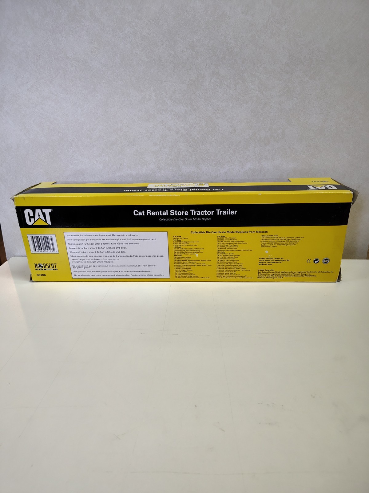 Norscot CAT Kenworth Tractor Trailer The Rental Store 1/50