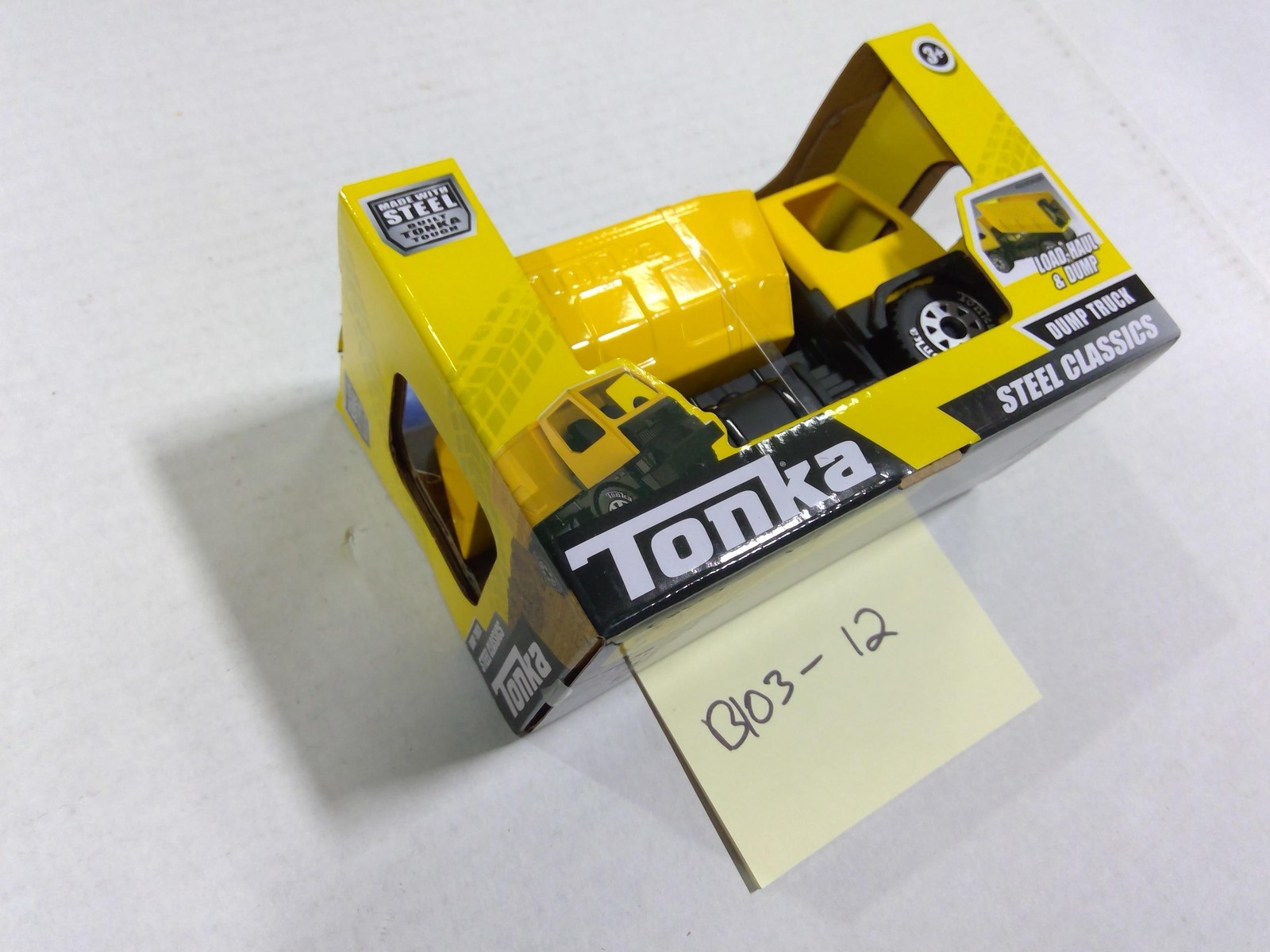 Tonka Steel Classics Dump Truck Steel Construction Vehicle Toy New Yellow