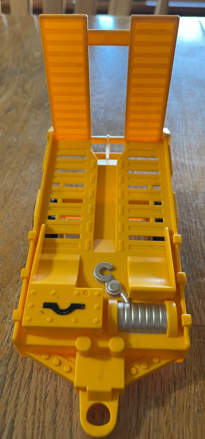 CAT WGT Construction Vehicles Lot Diecast Plastic Yellow w/Tonka warning light