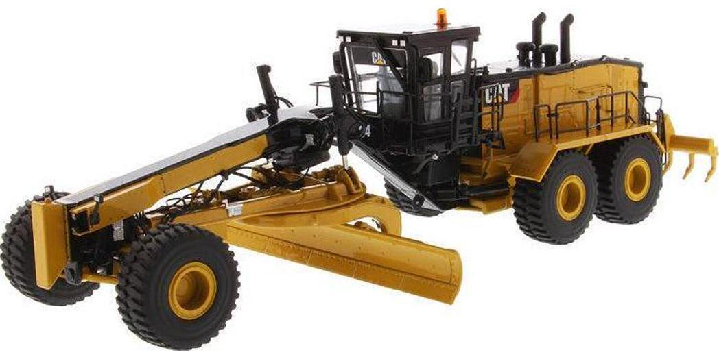 CAT Caterpillar 24 Motor Grader (High Line Series) 1:50 Scale Model – Diecast