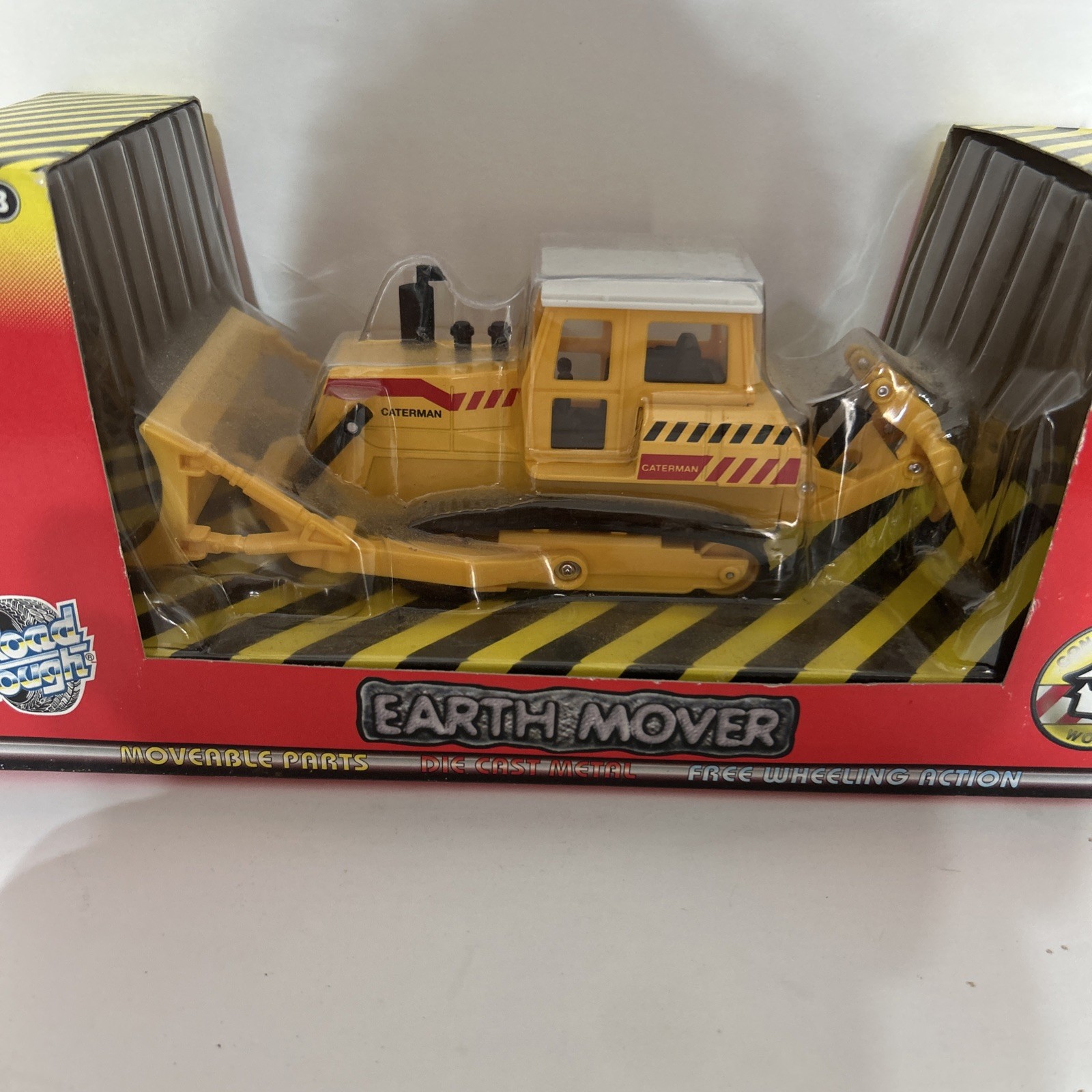 Earthmover Caterman crawler diecast, movable parts box 12