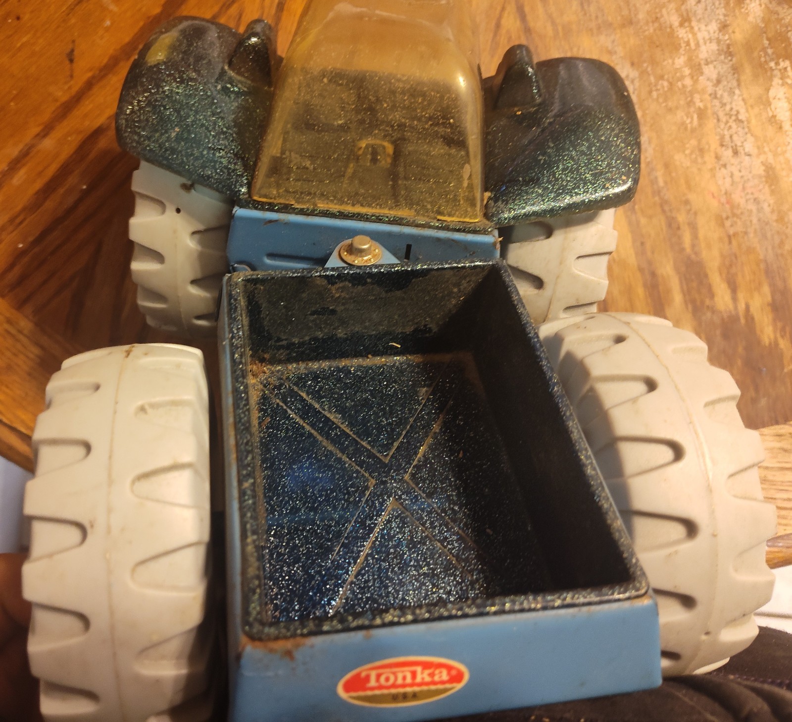 Tonka CRATER CRAWLER Articulating Space Vehicle Pressed Steel Metal — WOW!