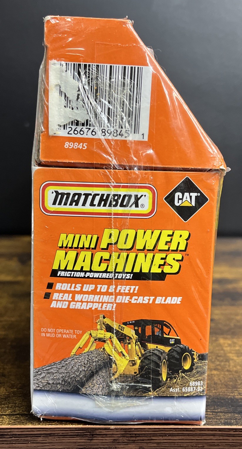 1999 MATCHBOX MINI POWER MACHINES FRICTION CATERPILLAR TOYS 3 Pack #89845 NIB