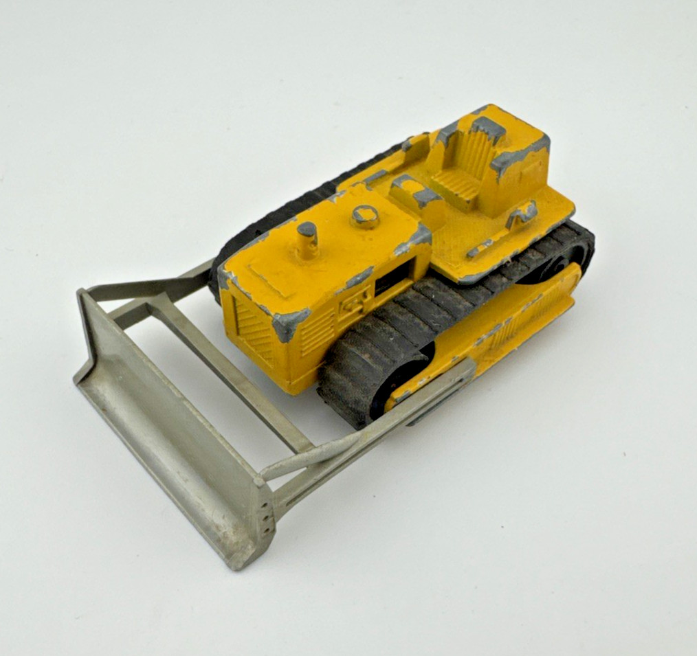 Vintage Majorette Bulldozer Ref 267 Diecast Construction Toy France Track Loader