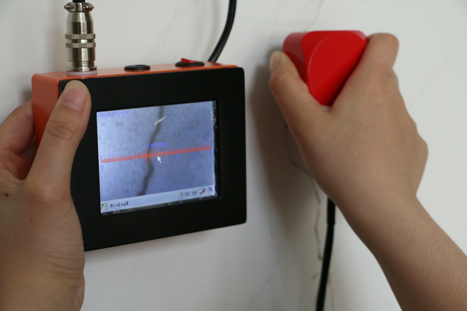Concrete Crack Width Tester with 0-8mm for Bridge Tunnel Building Metal Surface