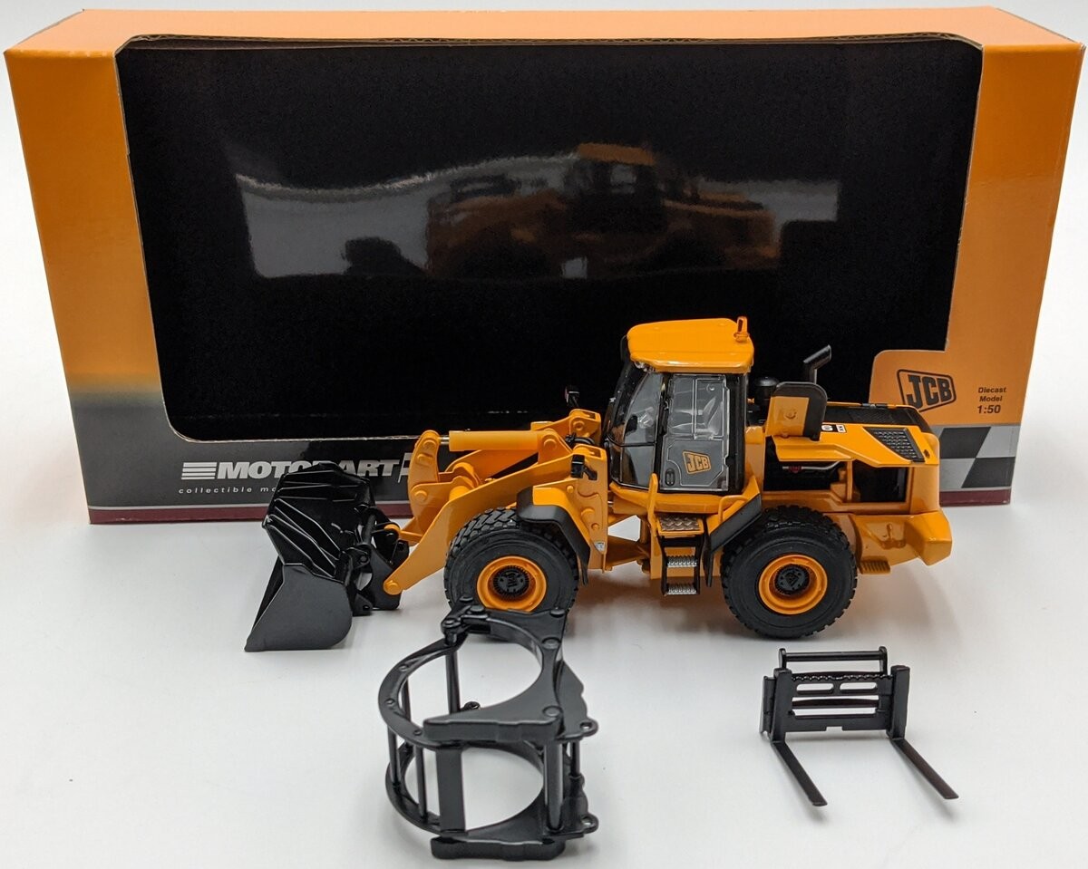 Motorart 13367 1:50 JCB 456 Wheel Loader ZX w/Attachments (10)