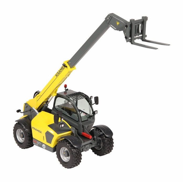 1:32 NZG KRAMER 4407 Telehandler Wheeled Forklift Crane Machine Diecast Model