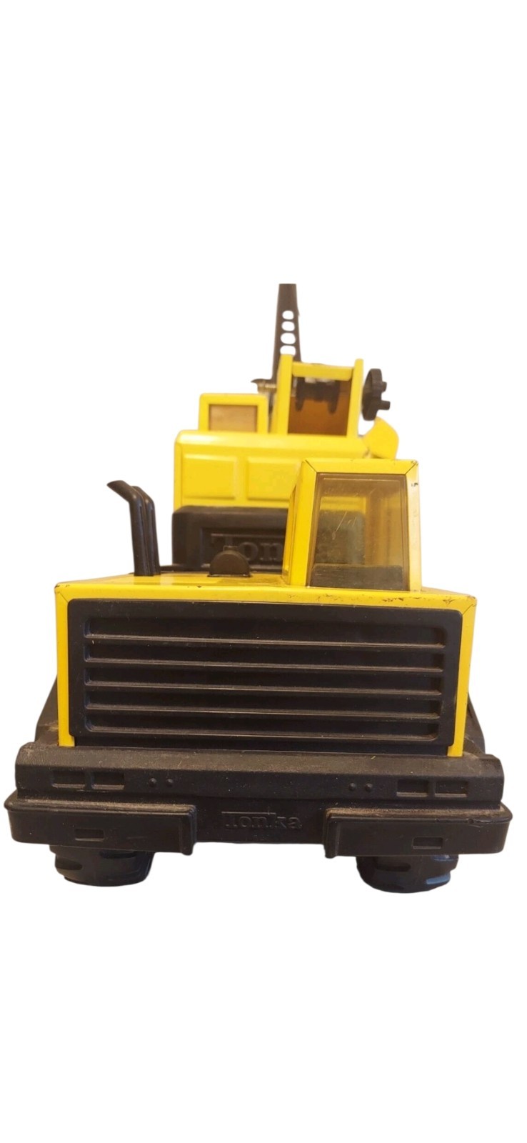 Vintage Tonka Turbo-Diesel Crane 1980s Metal Working Condition