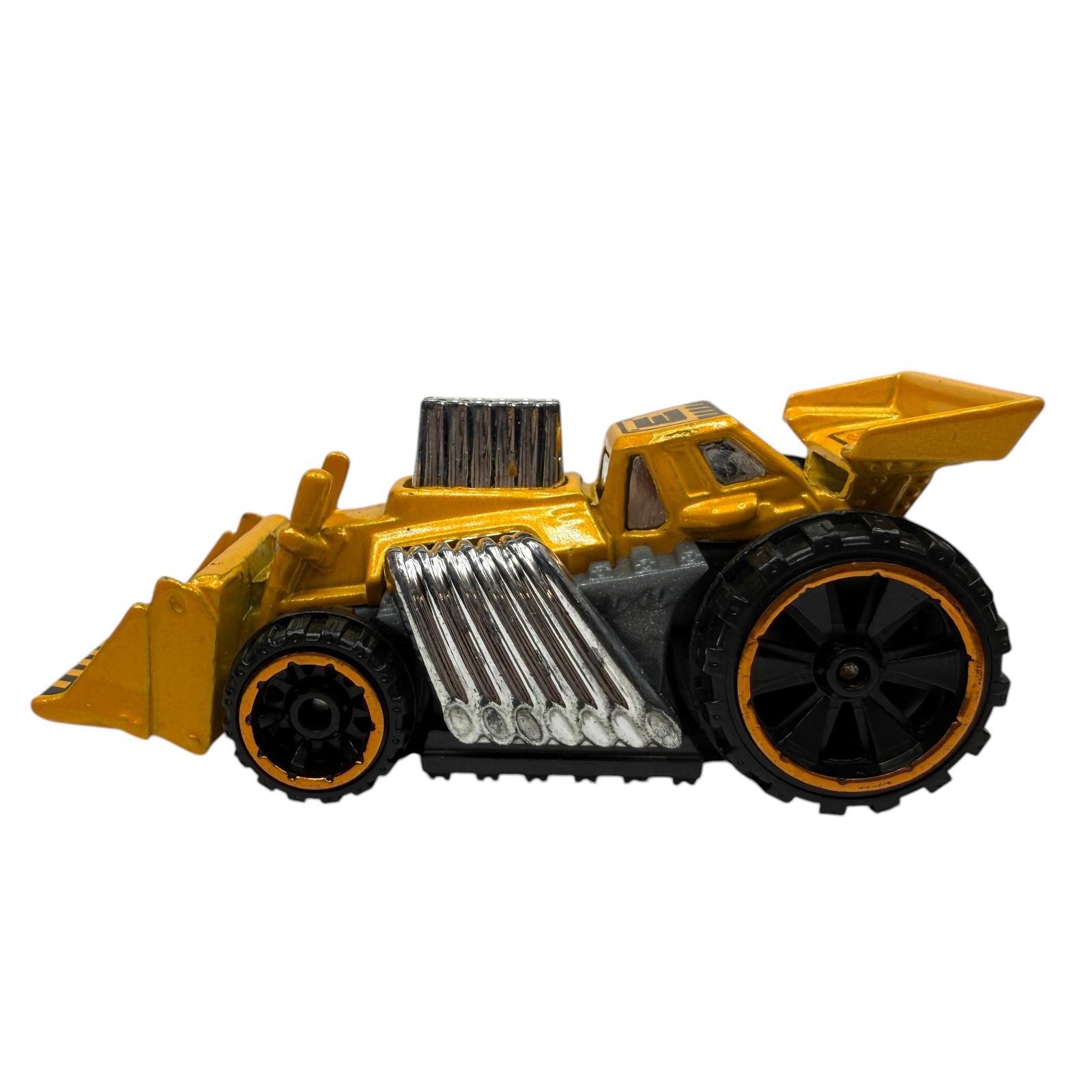 Hot Wheels Gold Heavy Hauler Loader Construction Equipment Diecast Toy Truck