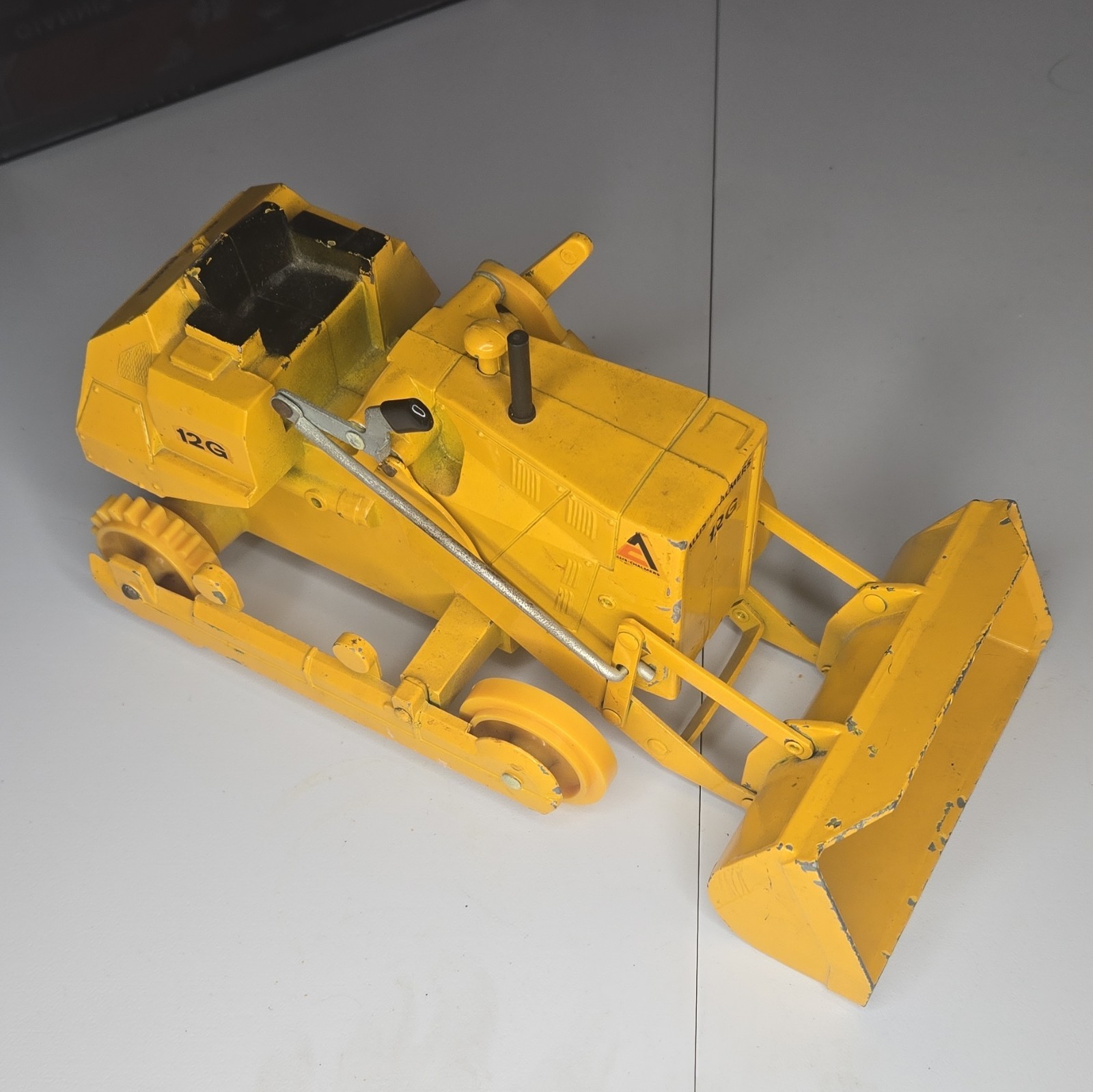 Allis-Chalmers 12G Loader Diecast w/ Front Blade Yellow/Black