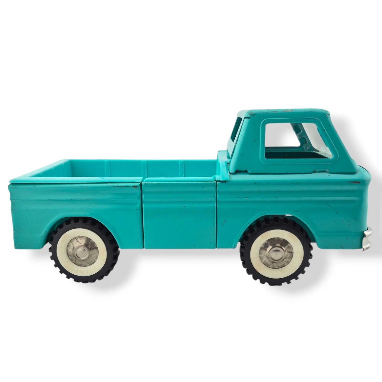 Vintage 1960s Structo Pressed Steel Chevy Corvair Rampside Pickup Truck Teal