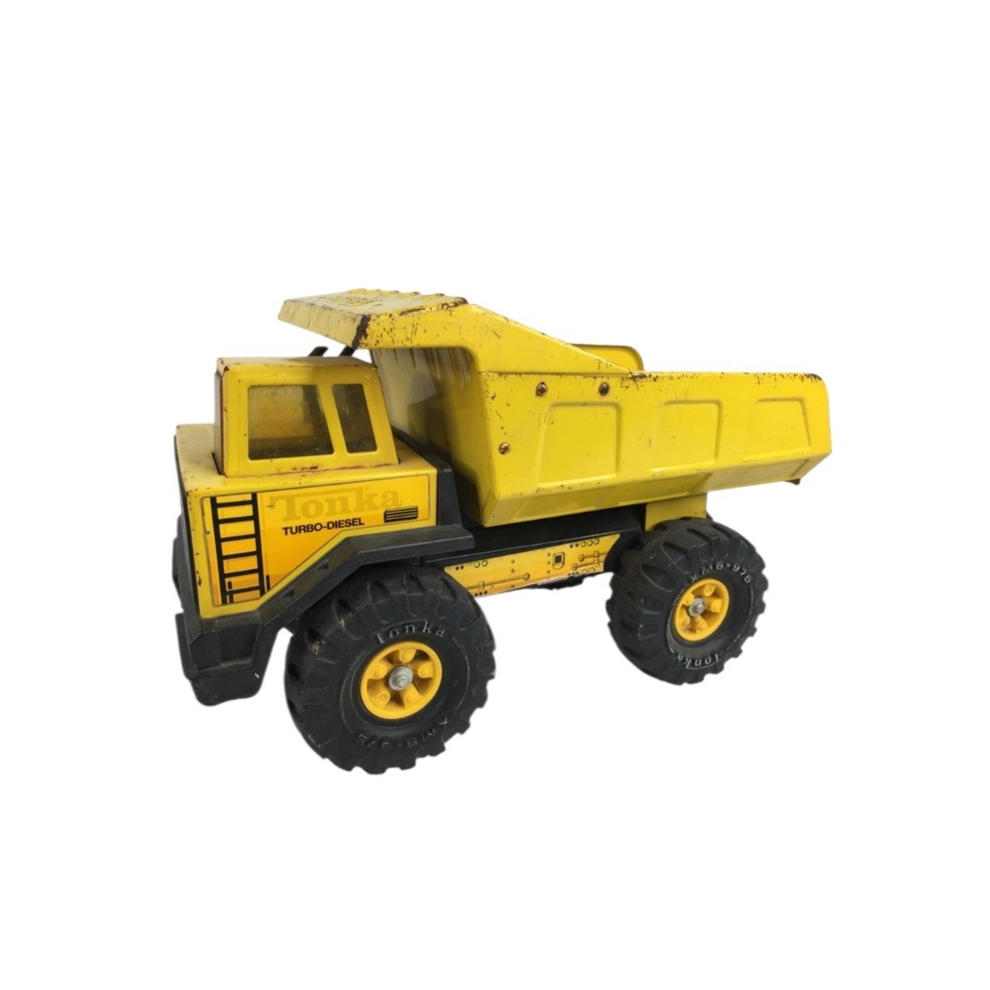 Tonka Vintage Construction Vehicle Lot 4 Turbo Diesel Crane Dump Truck Bulldozer