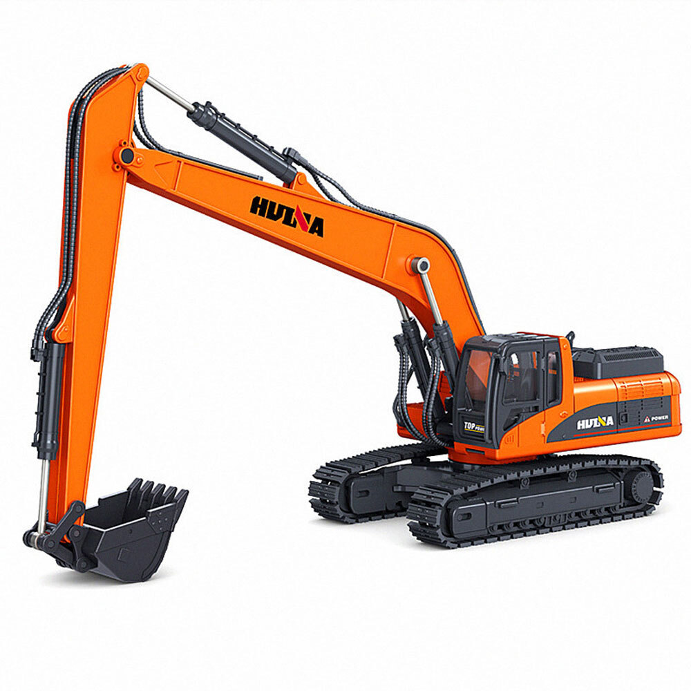 1:50 Excavator Construction Vehicle Model Diecast Toy Truck Boys Toys Kid Orange