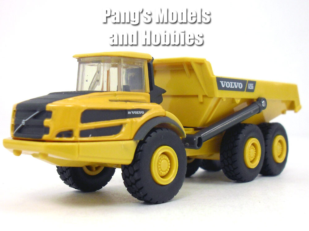 3 Piece Set of 5 Inch Volvo Construction Set Scale Diecast & Plastic Models