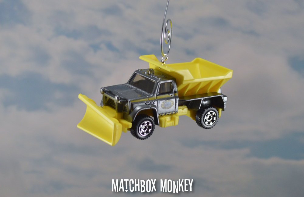 Highway Maintenance Snow Plow Salt Truck Custom Christmas Ornament 1/64 DOT MDOT