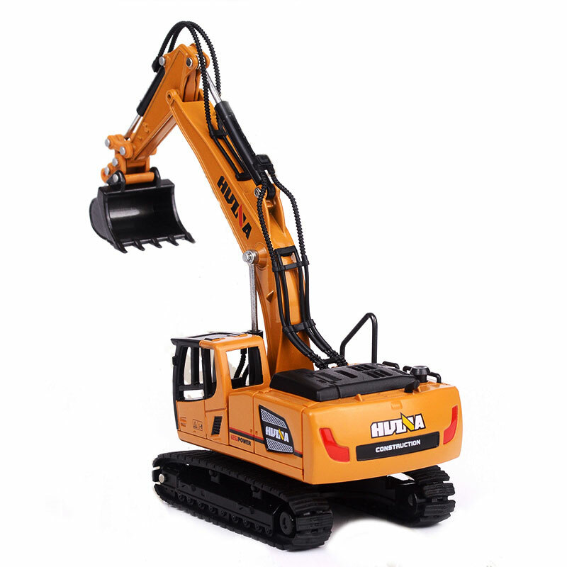 1/60 Excavator Toy Construction Vehicle Diecast Digger Truck Toys for Boys Kids
