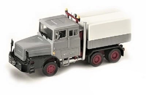 NZG 504-52 Faun 1206 Heavy Oilfield Truck – Gray – Die-cast 1/50 MIB