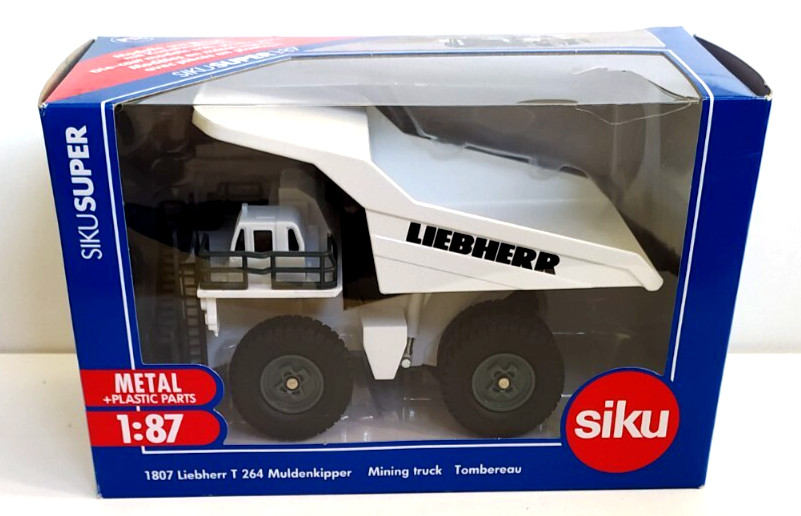 SIKU SUPER 1:87 DIE CAST LIEBHERR MINE TRUCK T 264 ART 1807