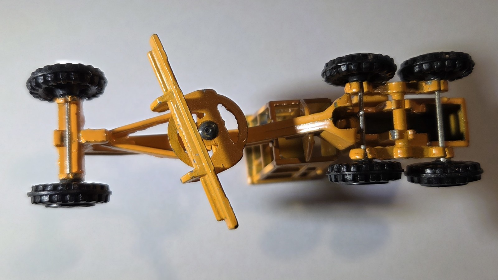Set Of 2 VTG 1970s Zylmex Toys (Zee Toys) P398 Caterpillar Motor Grader Diecast