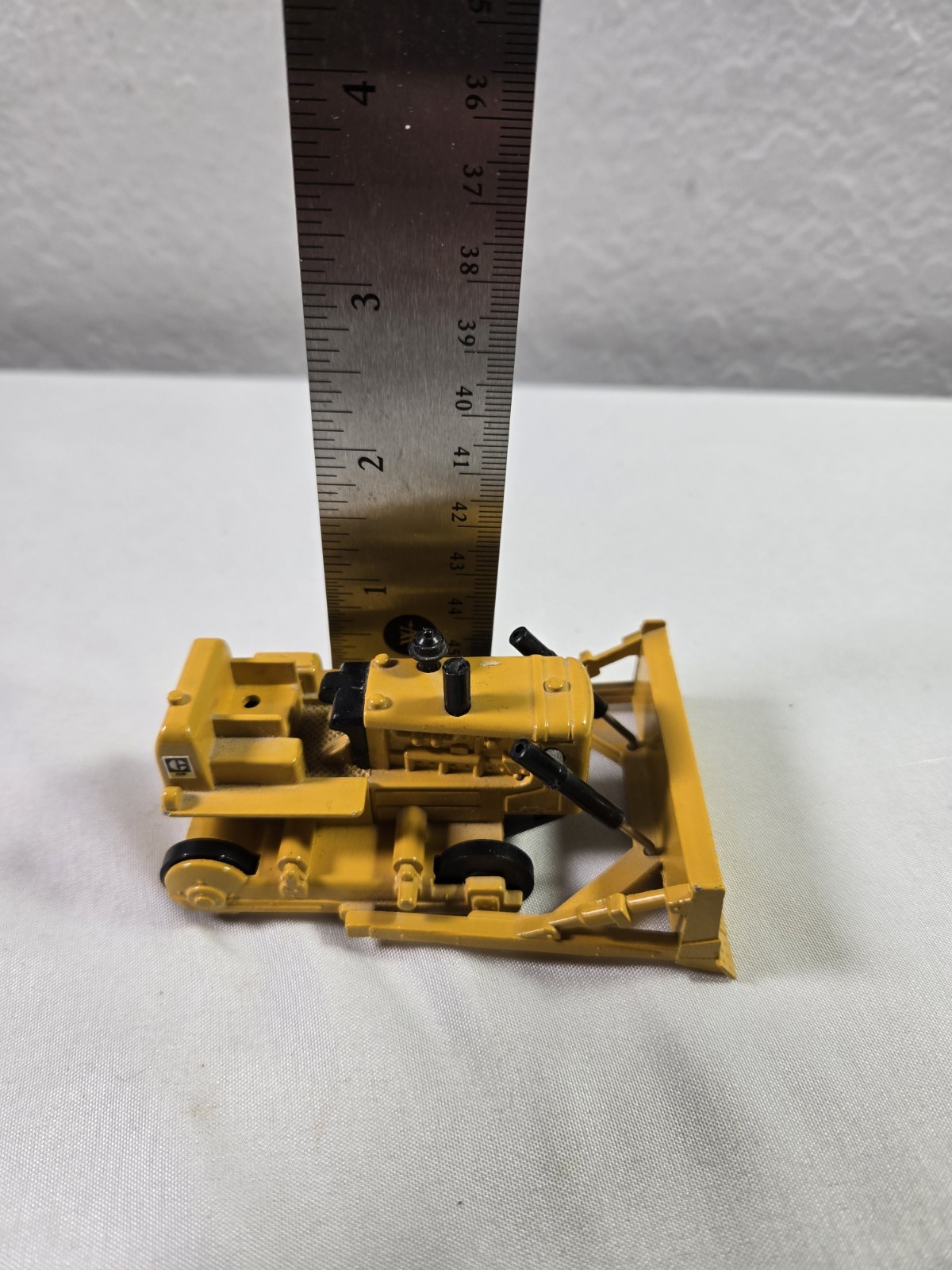 Vintage Shinse Mini Power Caterpillar Diecast Dozer No 13 Made In Japan