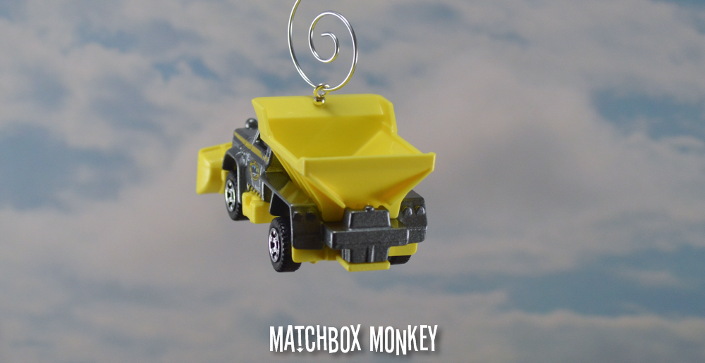Highway Maintenance Snow Plow Salt Truck Custom Christmas Ornament 1/64 DOT MDOT