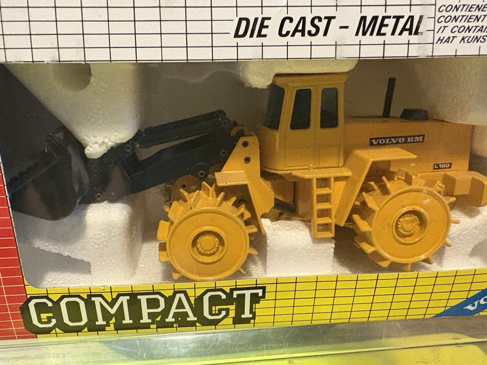 JOAL COMPACT VOLVO BM L160 COMPACTOR 1/50 DIE-CAST NIB RARE HTF MADE IN SPAIN