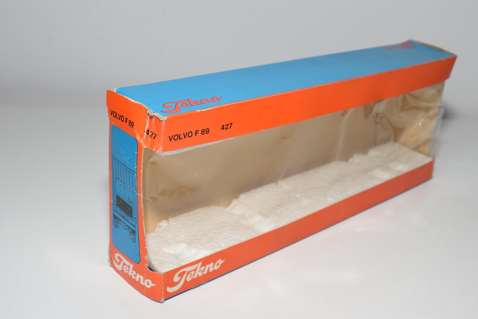 A82 1:50 TEKNO 427 VOLVO F89 F 89 TRUCK WITH TRAILER ASG TRANSPORT NMIB