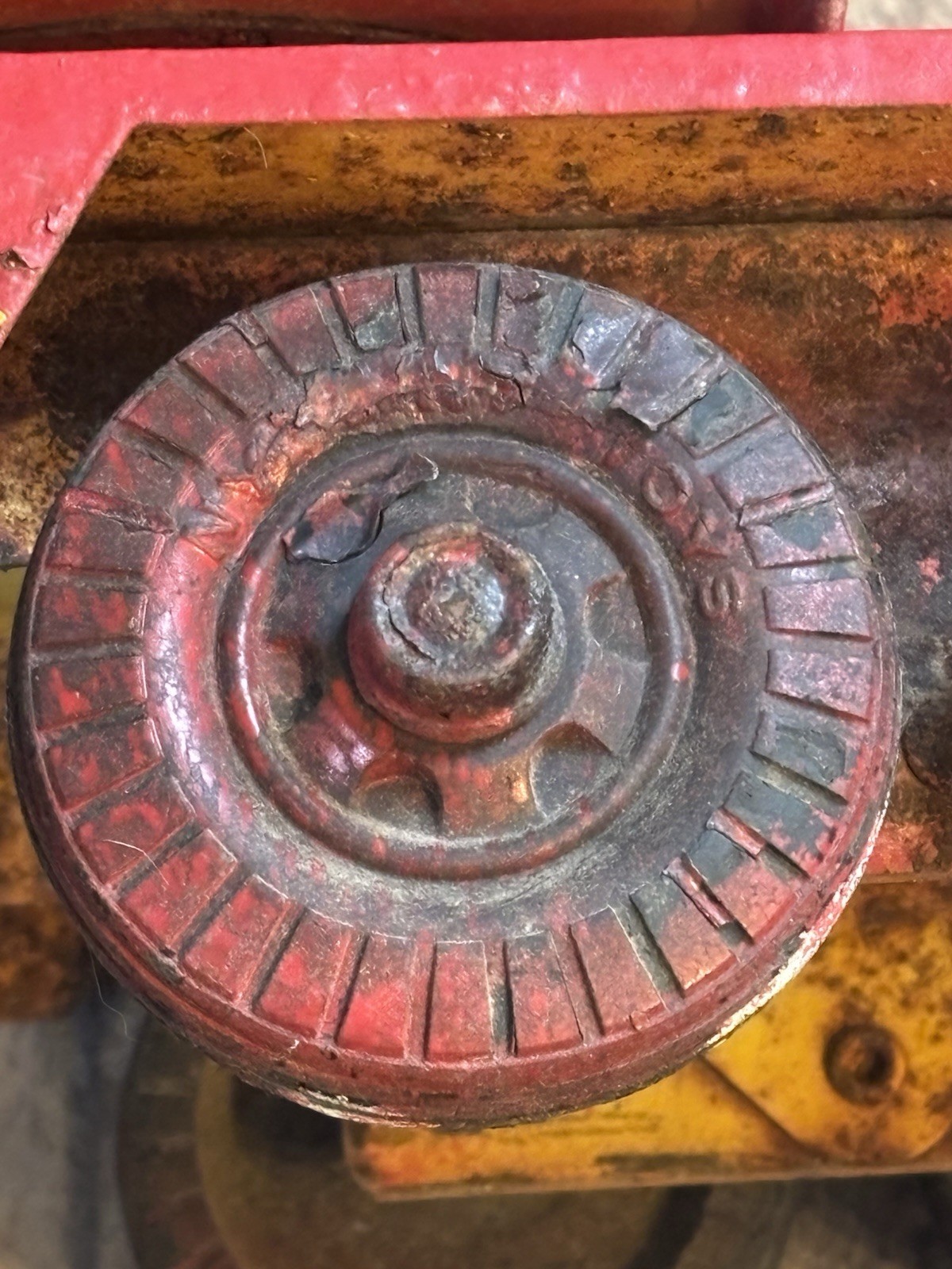 Clark Equipment vintage metal truck t-24 Michigan 50s 60s NY Lint Toy Restore
