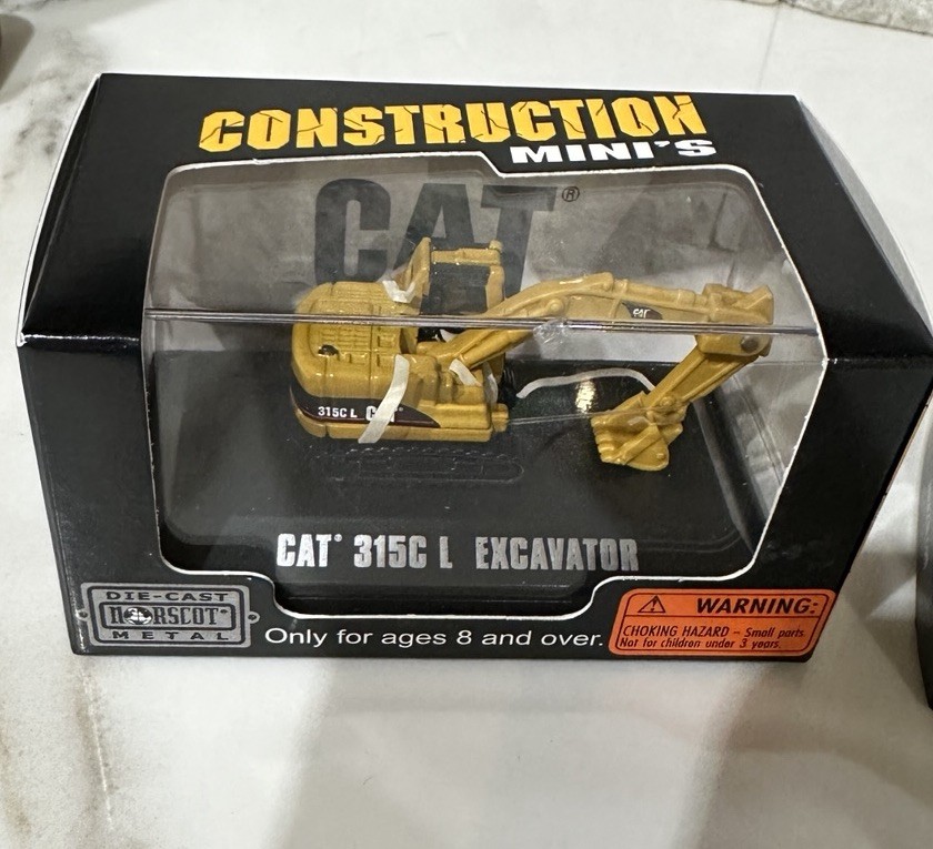 2006 Norscot Construction Mini’s – 3 Piece Set New Old Stock 315C, 420E & D5G