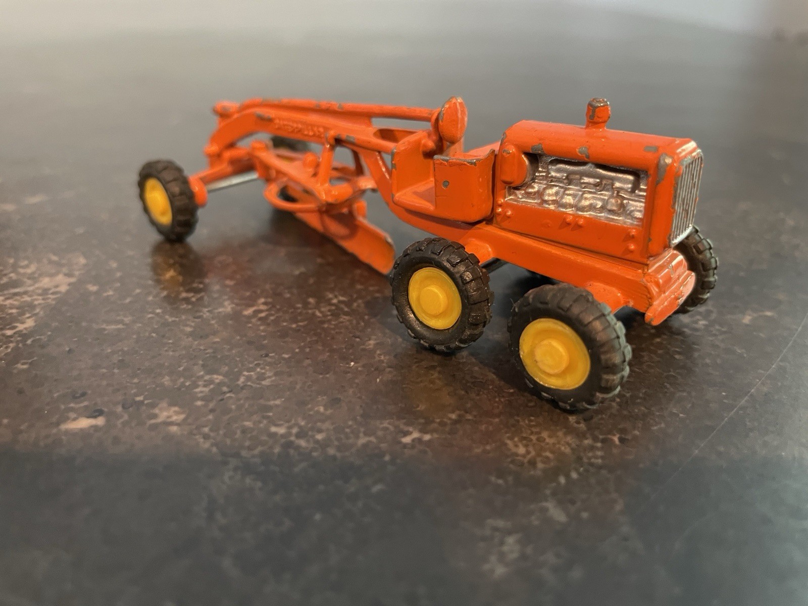 Zylmex #8102 Caterpillar Motor Grader Diecast Construction Vehicle 1970’s