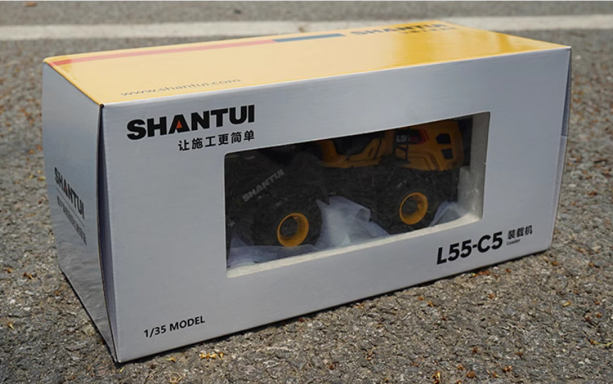 1:35 24CM SHANTUI L55-C5 Loader Construction Equipment Machine Diecast Model