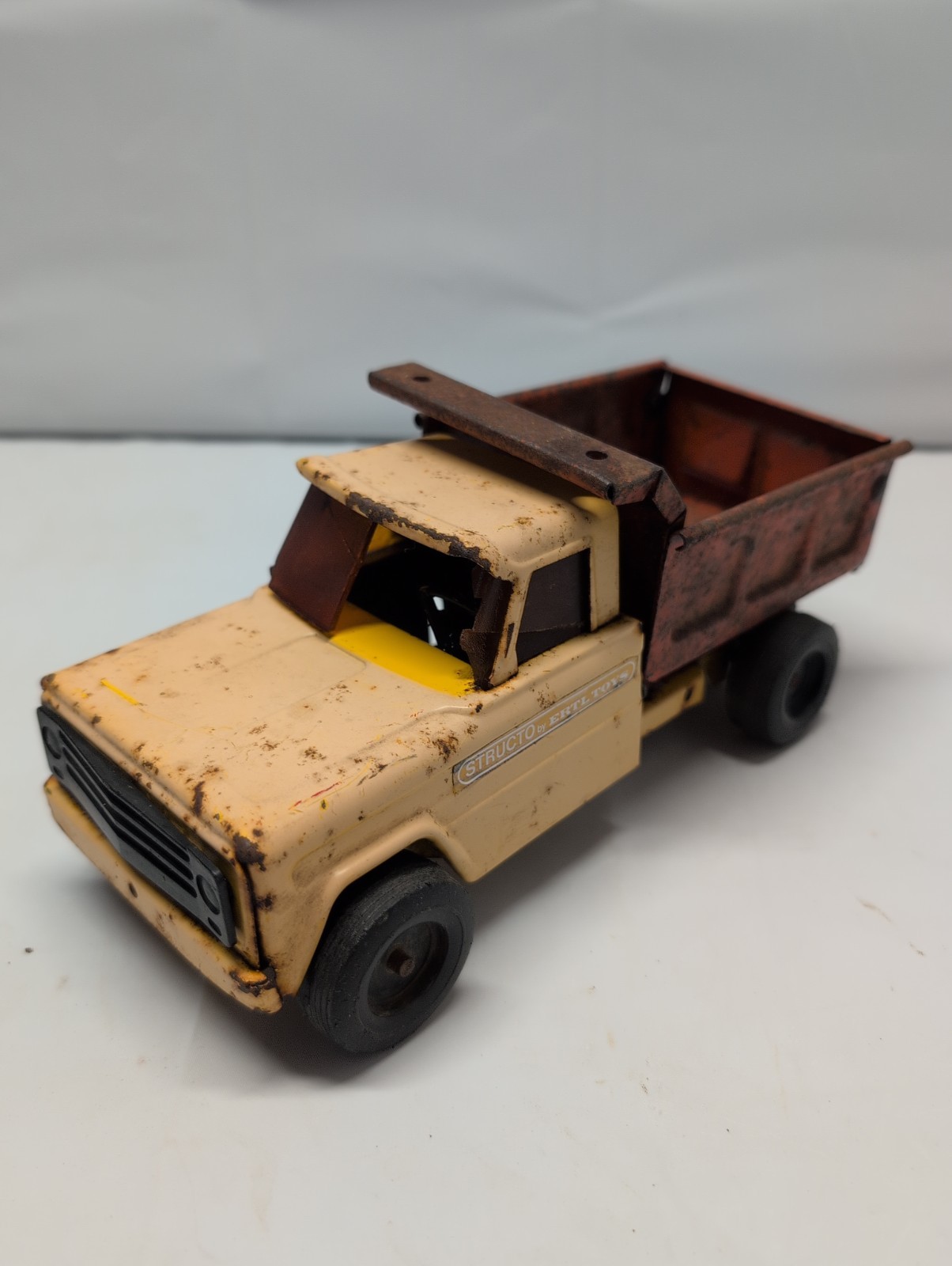 Dump Truck Structo by Ertl Toy Pressed Steel Vintage 70’s For Part Repair Rehab