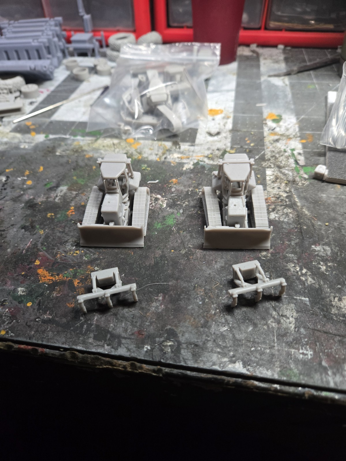 Ho Scale Cat D5 Dozers