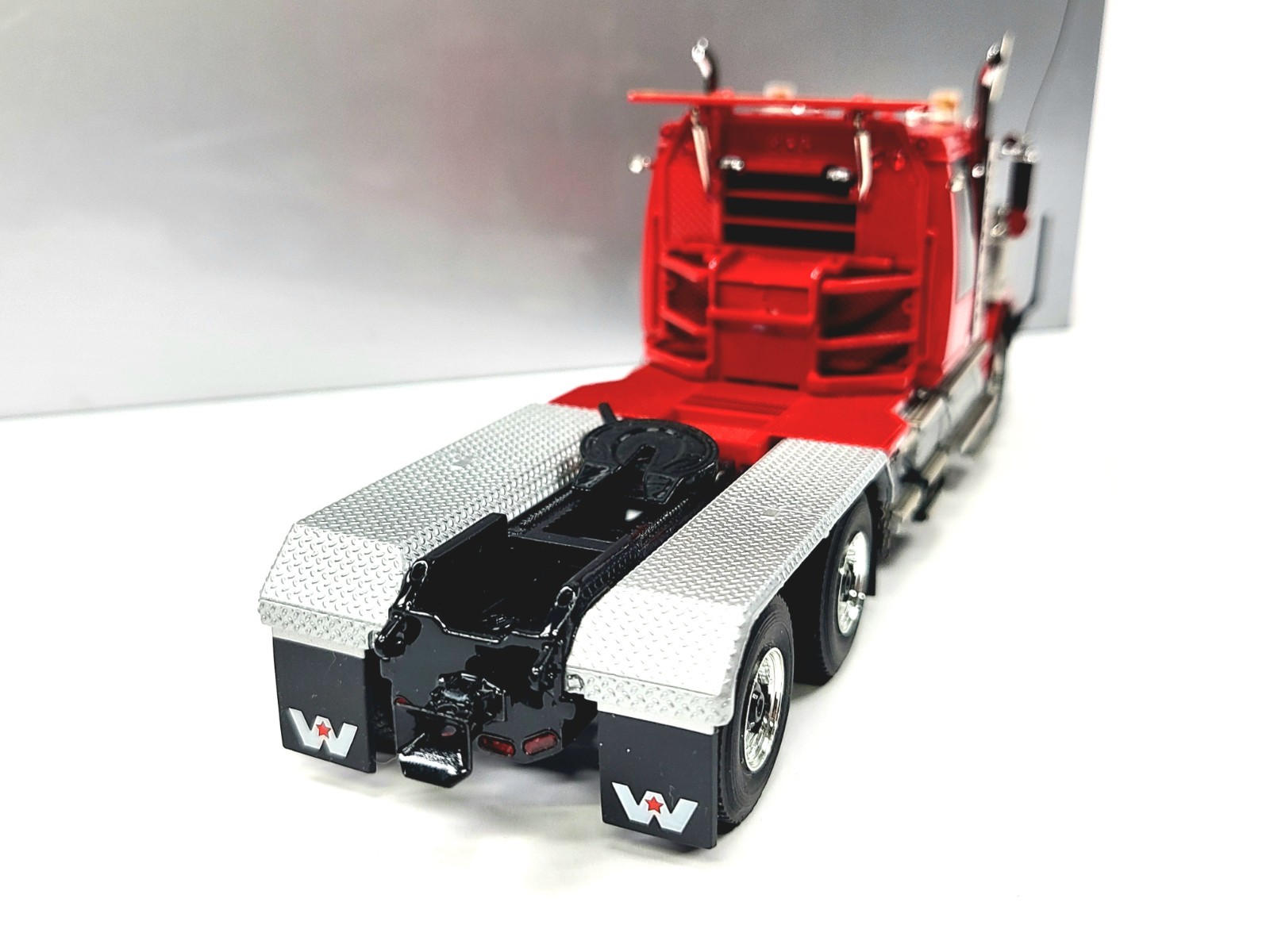 Western Star 4964 SX-1 6×4 Truck Ballast Box – Red – WSI 1:50 Scale #34-2003