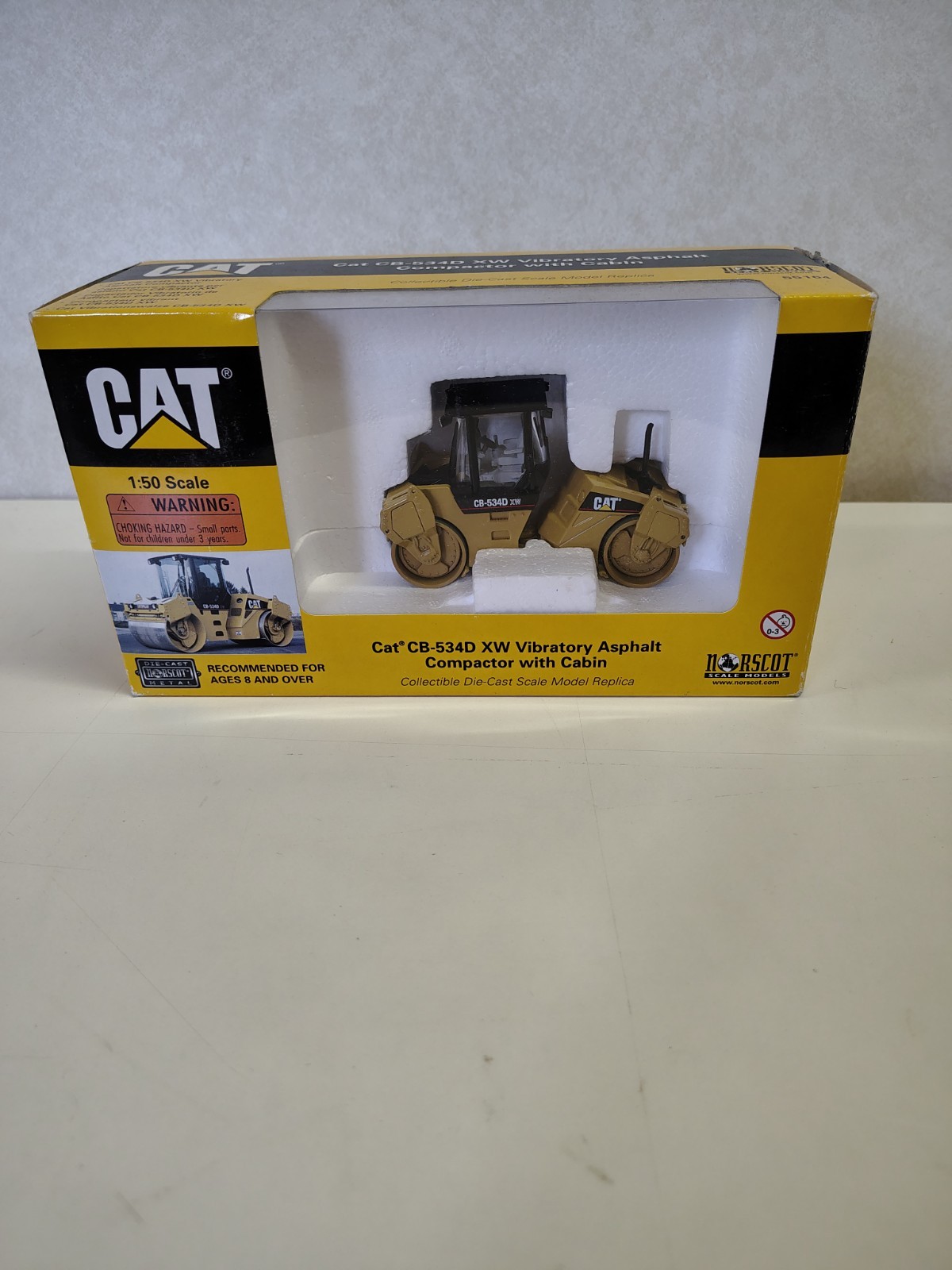 Norscot CAT CB-534D XW Vibratory Asphalt Compactor With Cabin 55164
