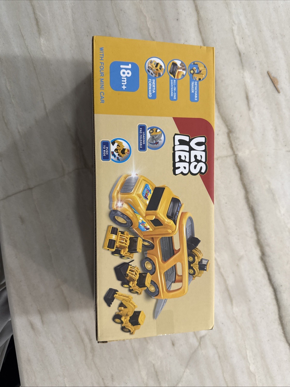 Construction Truck Toys for Boys Girls Age 1 2 3 4 5 6 Old，Carrier Transport…
