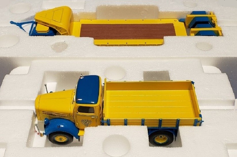 NZG 629-02 Scania L60 Truck with ADU32VV Nooteboom Trailer 1/50 Die-cast MIB