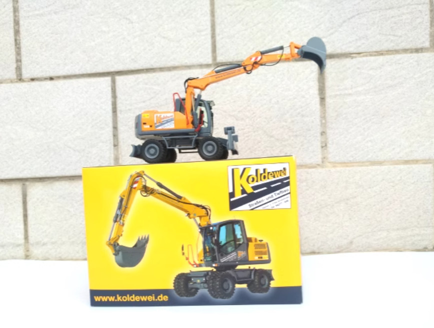 1:50 NZG ATLAS 160W Koldewei Wheeled Loader Construction Machine Diecast Model