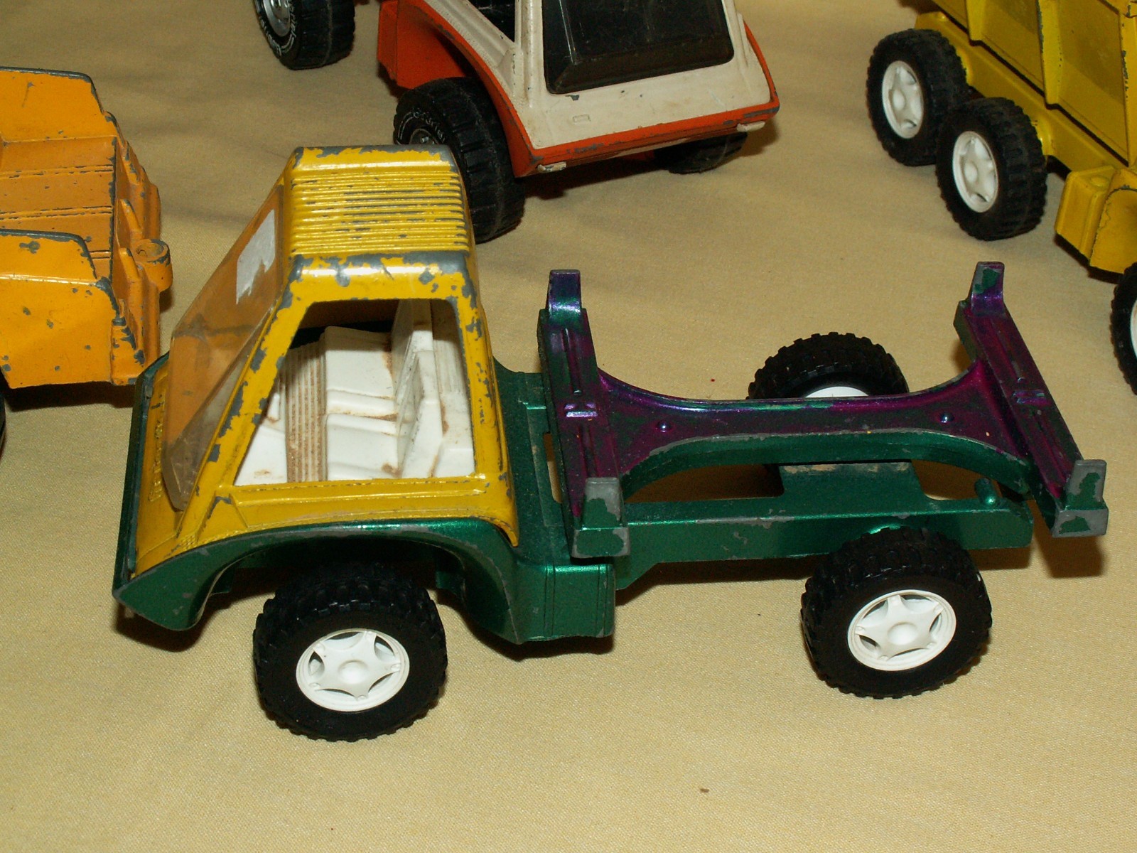 Hubley Gabriel Vintage Truck 6 Wheel Dump Log 1975 1969 Pick Up Service Lot 5 Pc
